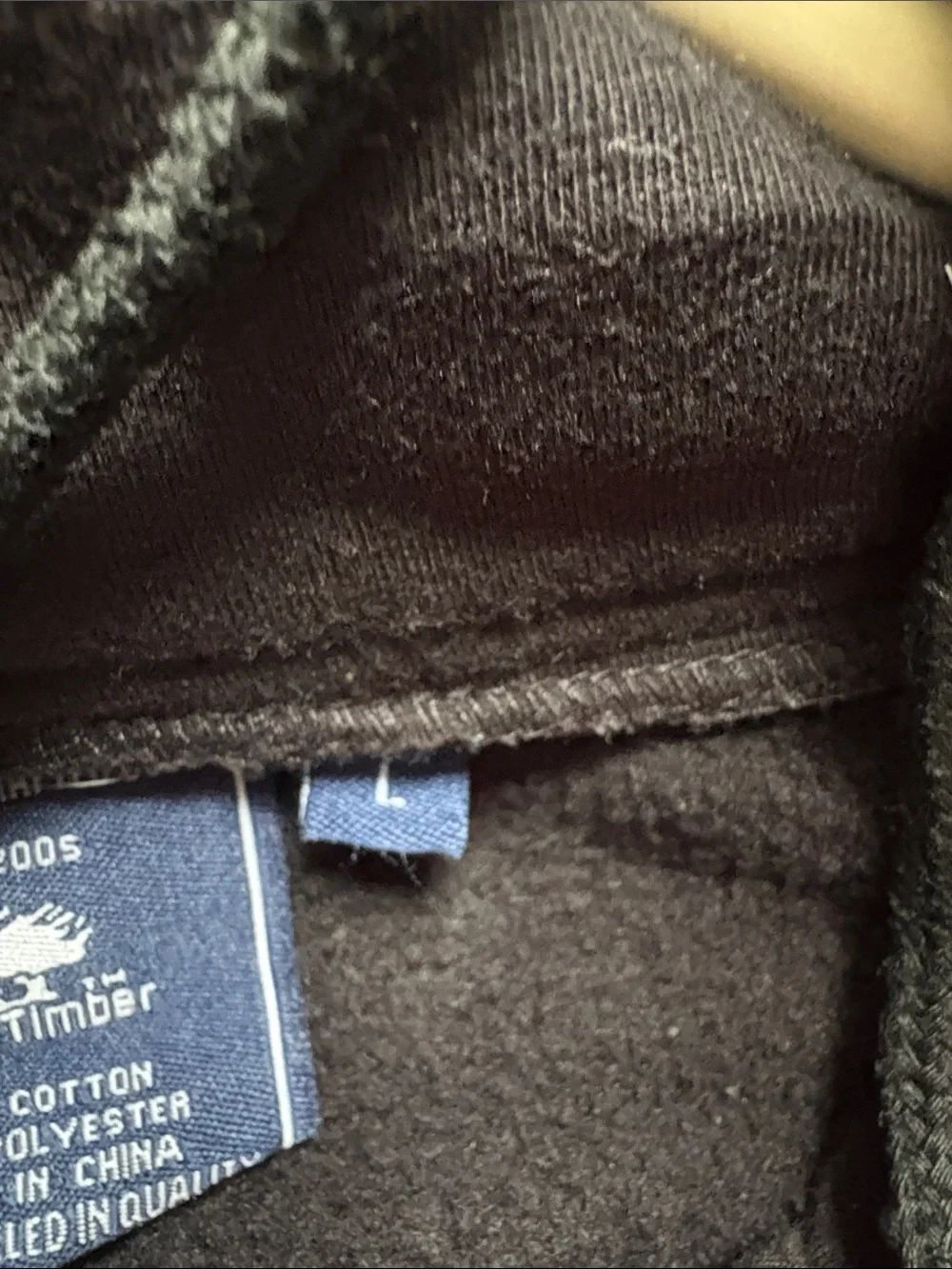 Triple Timber black pullover